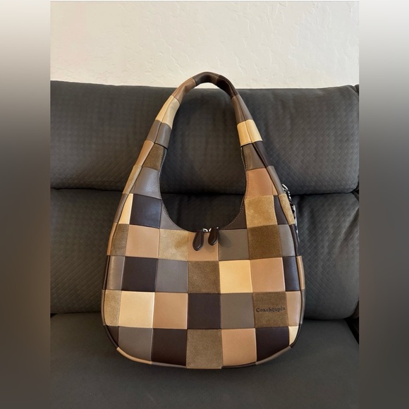 Coachtopia Multicolor Patchwork crescent Bag - Picture 1 of 4